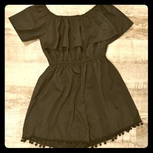 5 for $20 Black Cold Shoulder Romper